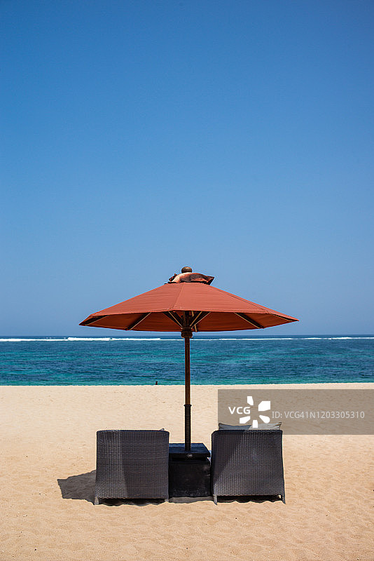 巴厘岛的沙滩和海水图片素材