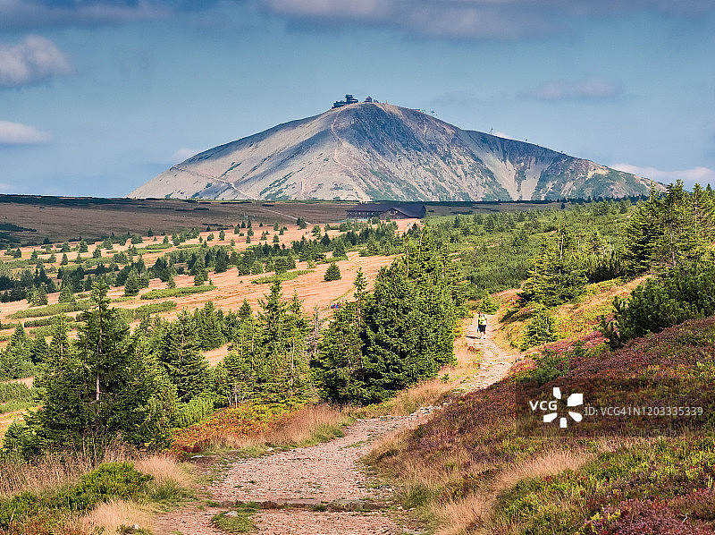 科科诺谢山脉斯涅日卡峰风光图片素材