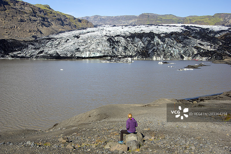 冰岛米达尔斯冰原索尔黑马冰川图片素材