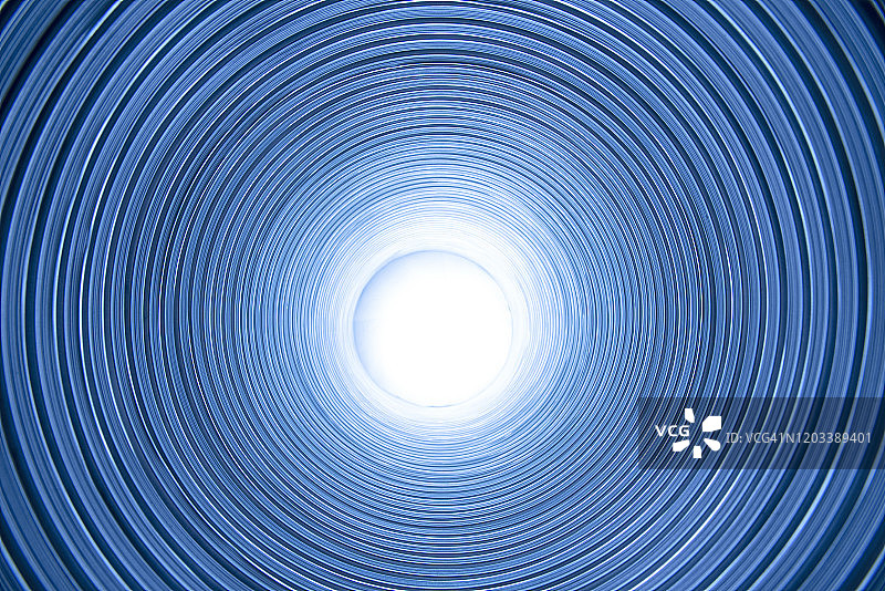 蓝色同心圆图片素材