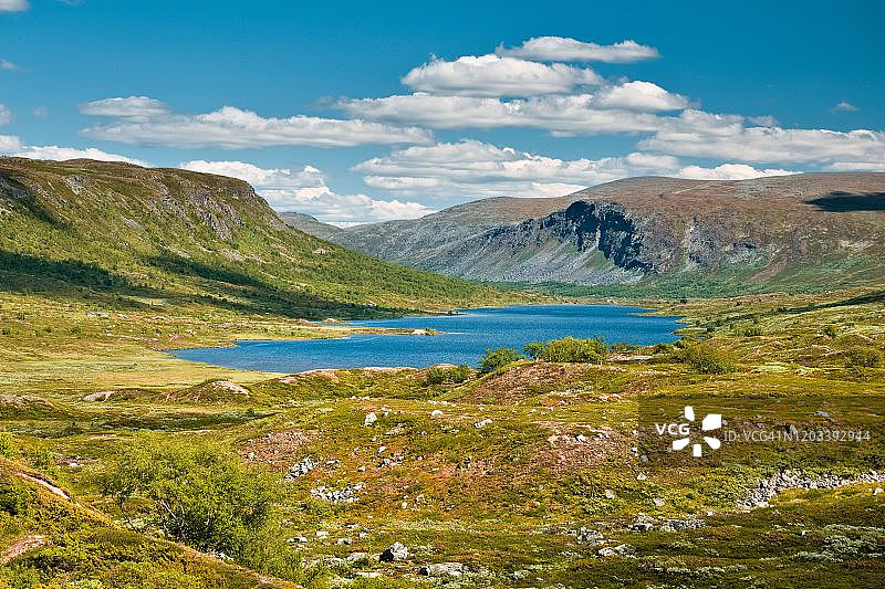 挪威尤通黑门山脉风景图片素材