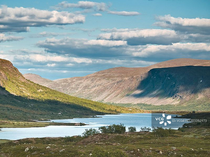 挪威尤通黑门山脉风景图片素材