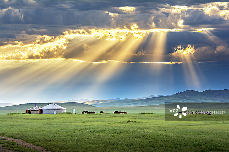 蒙古自然景观图片素材