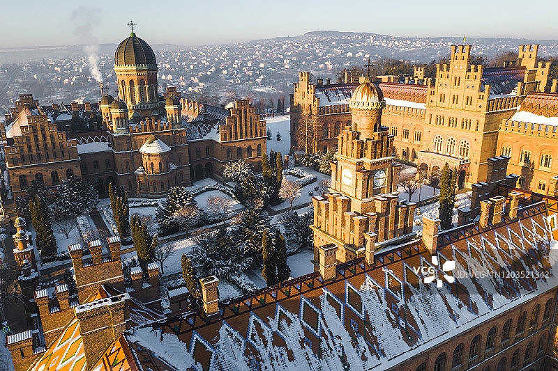 切尔诺夫策布科维纳和达尔马提亚都主教住所图片素材