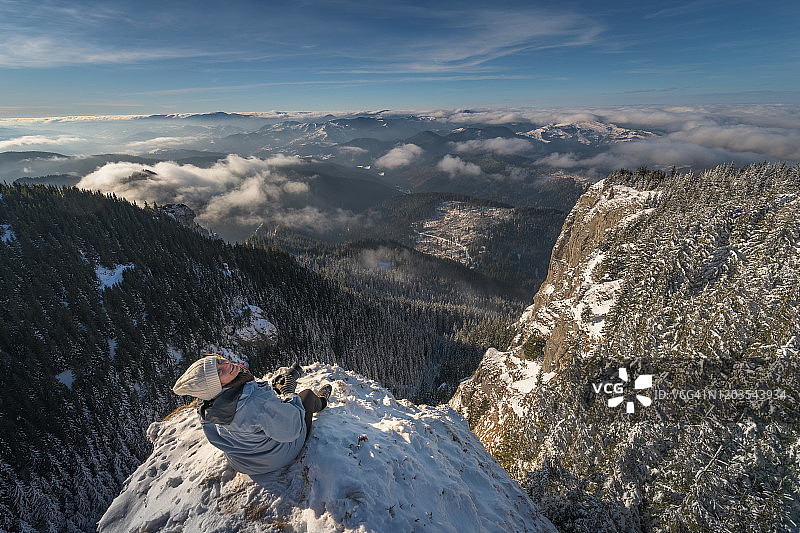 切赫劳国家公园切赫劳山地块的冬季图片素材