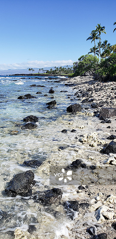 夏威夷岛海滩图片素材