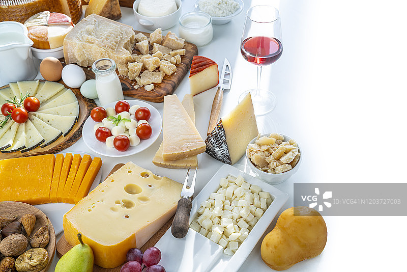 多种奶酪拼盘图片素材