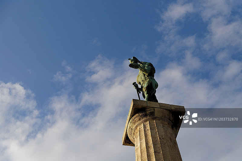 贝尔格莱德卡莱梅格丹纪念碑图片素材