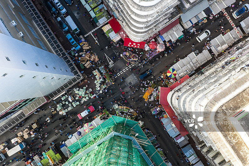 中国香港深水埗地区图片素材