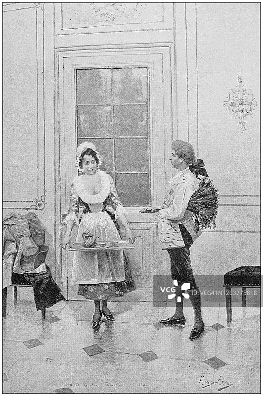 古董插画图片素材