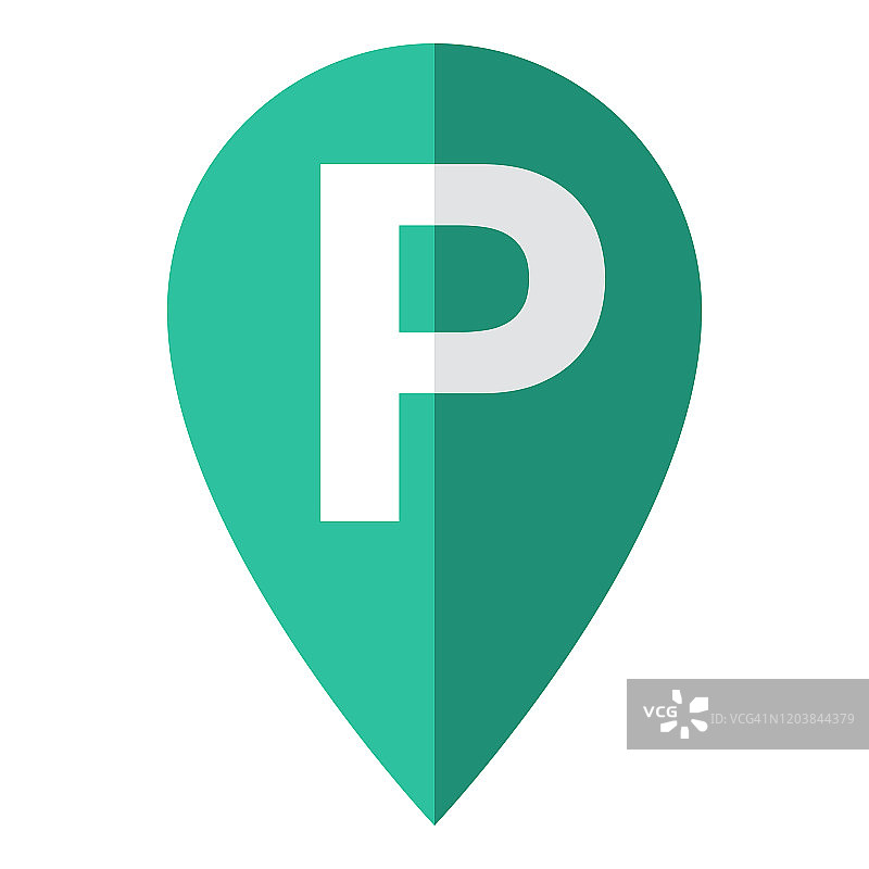 停车地图图钉图标图片素材