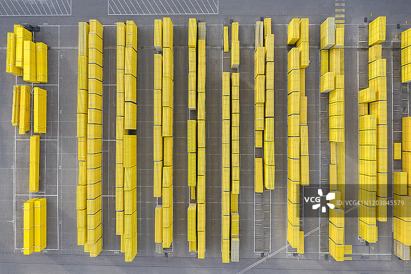 建筑材料航拍图片素材