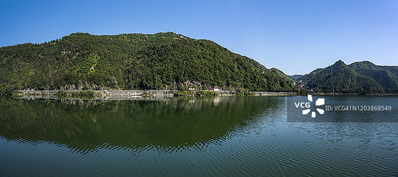 中国浙江省丽水市千峡湖图片素材