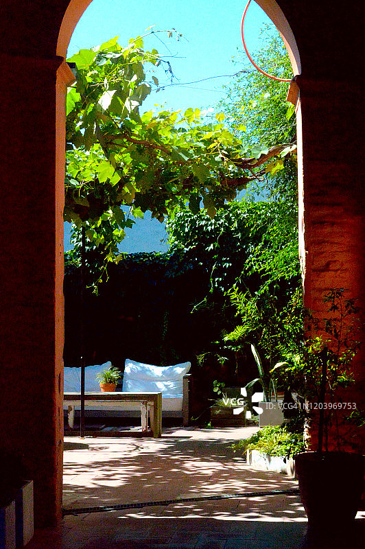 乌拉圭露台花园图片素材