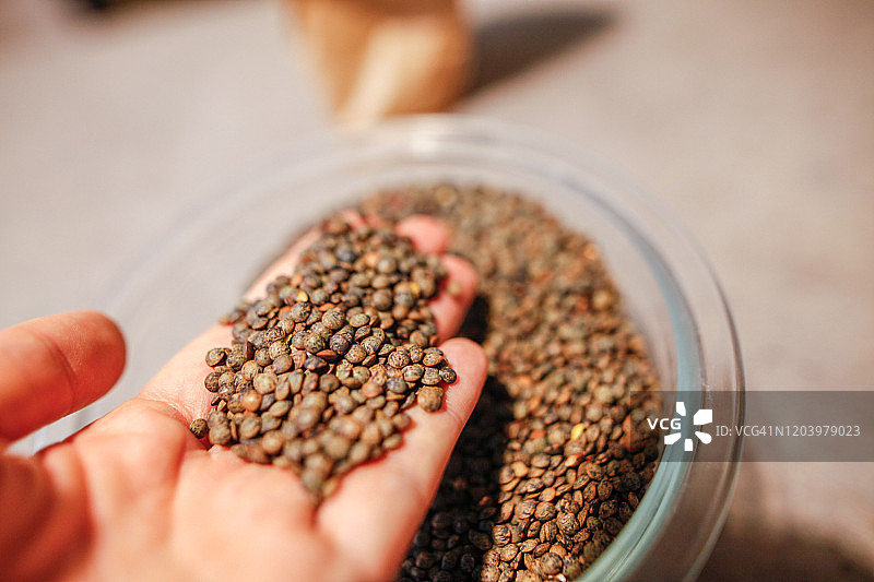 美食-多 Puy小扁豆图片素材