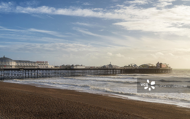 布莱顿宫码头图片素材