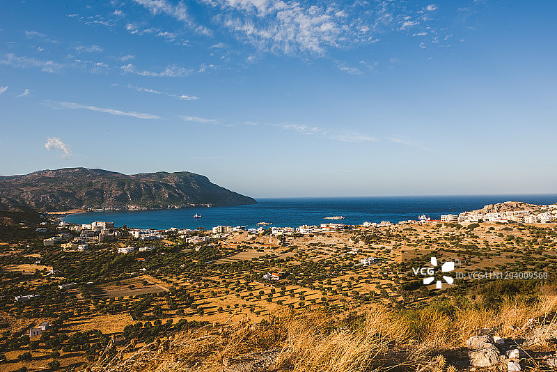 希腊卡尔帕索斯皮加迪亚全景图片素材