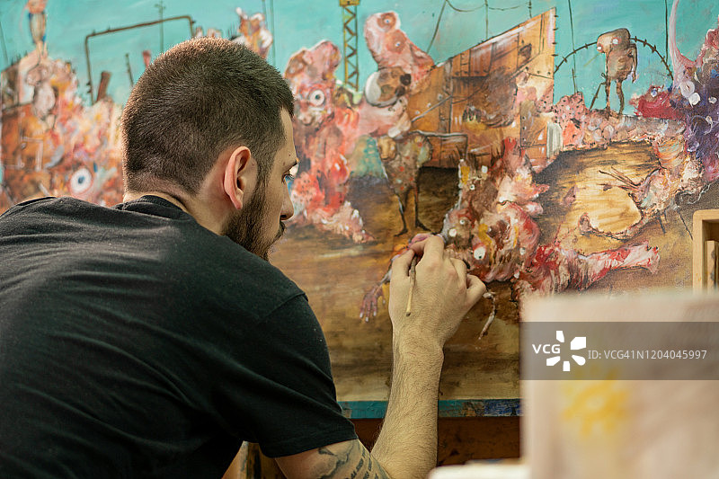 我赋予我的创作以生命图片素材