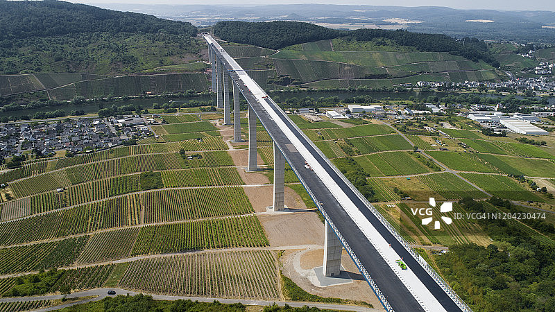 Hochmoselbruecke B50大桥施工现场图片素材