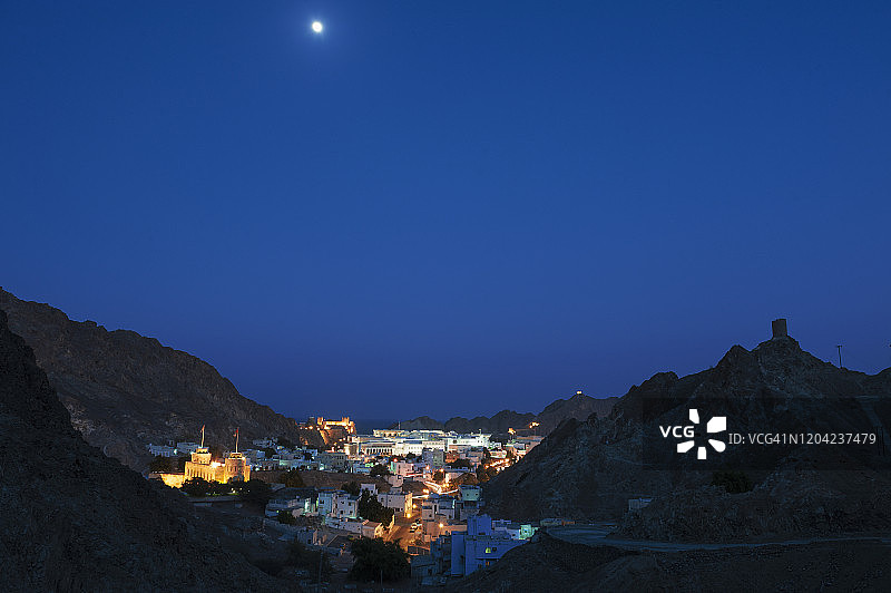 阿曼马斯喀特老城区图片素材