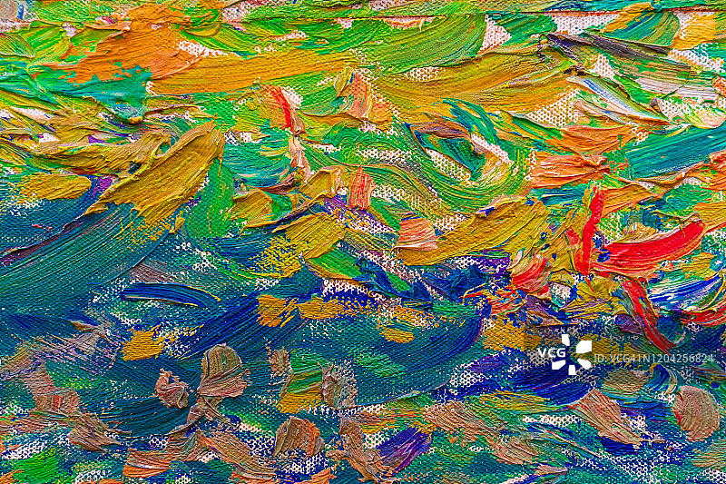 颜料混合的艺术调色板背景图片素材