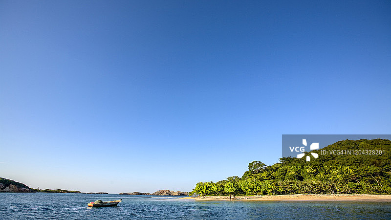大西洋中的海地岛屿图片素材