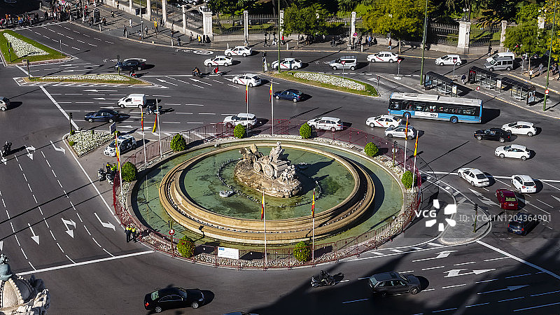 西班牙马德里西贝莱斯广场图片素材