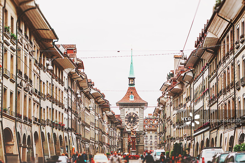 伯尔尼街道图片素材