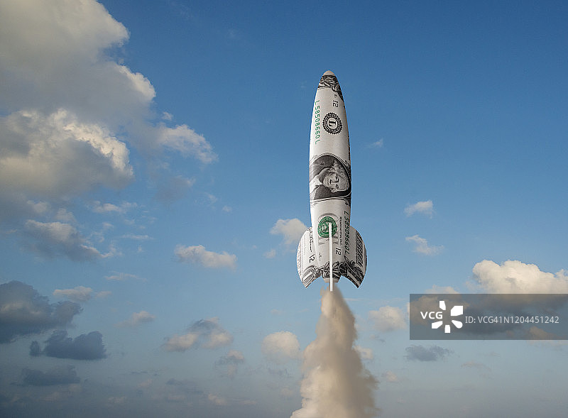 火箭投资与金融图片素材