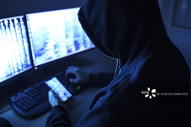 黑客攻击互联网图片素材