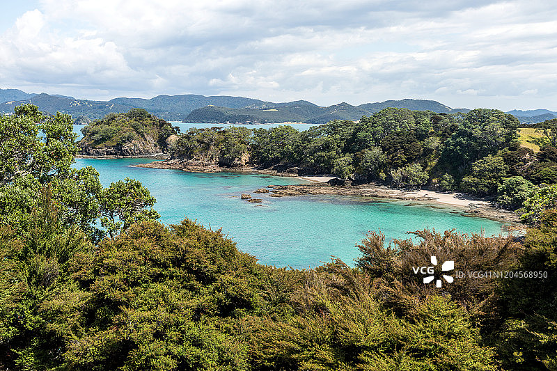 岛屿湾的乌鲁普卡普卡岛图片素材