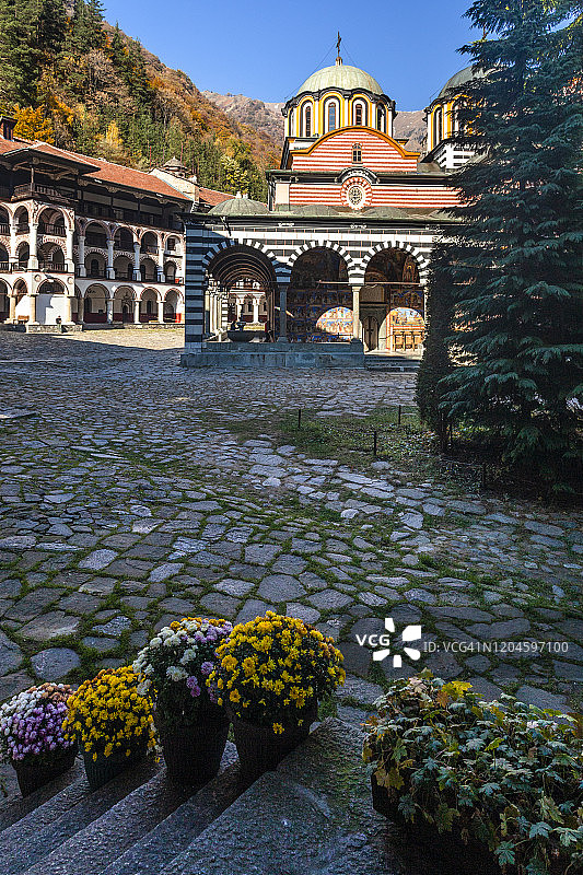 里拉修道院图片素材