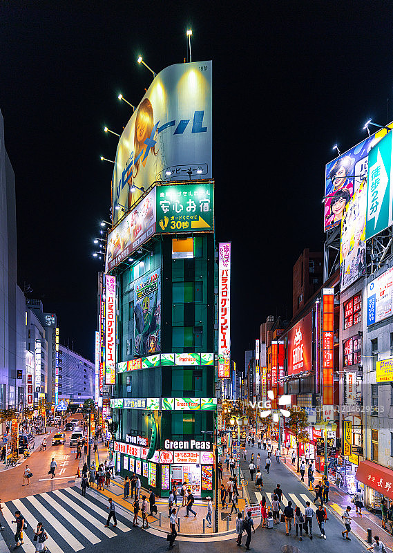 日本东京涩谷区图片素材