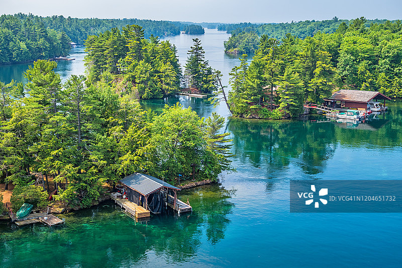 加拿大和美国千岛群岛国家公园图片素材