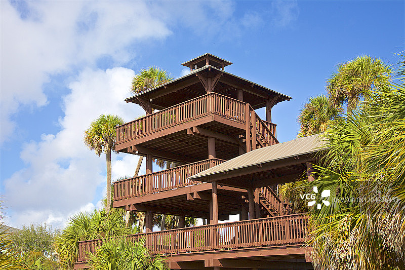 Hypoluxo Scrub自然保护区，佛罗里达州Hypoluxo图片素材