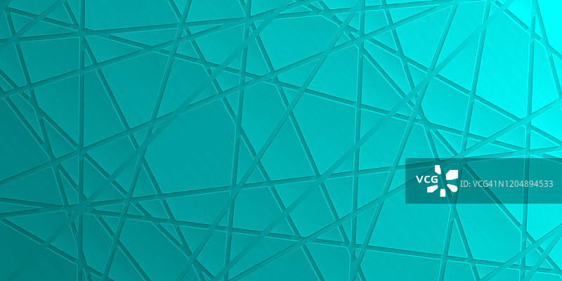 抽象蓝绿色背景-几何纹理图片素材