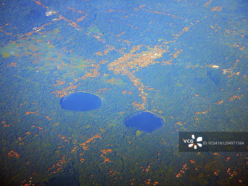 东爪哇火山湖图片素材