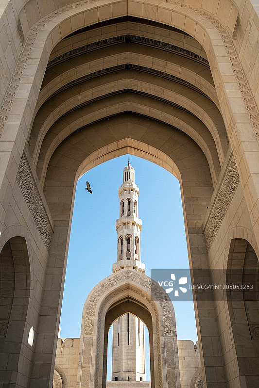 阿曼马斯喀特苏丹卡布斯大清真寺图片素材