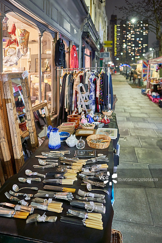 戈尔本路上的老式商店图片素材