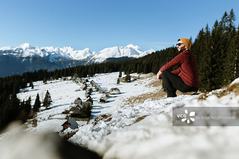 斯洛文尼亚波克柳卡扎亚姆尼基村图片素材