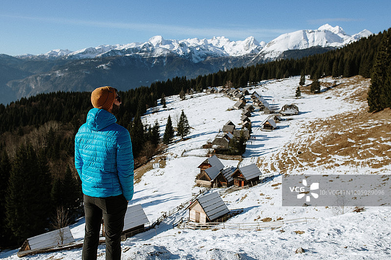斯洛文尼亚波克柳卡扎亚姆尼基村图片素材