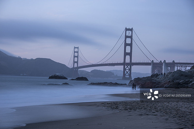 旧金山金门大桥景观图片素材