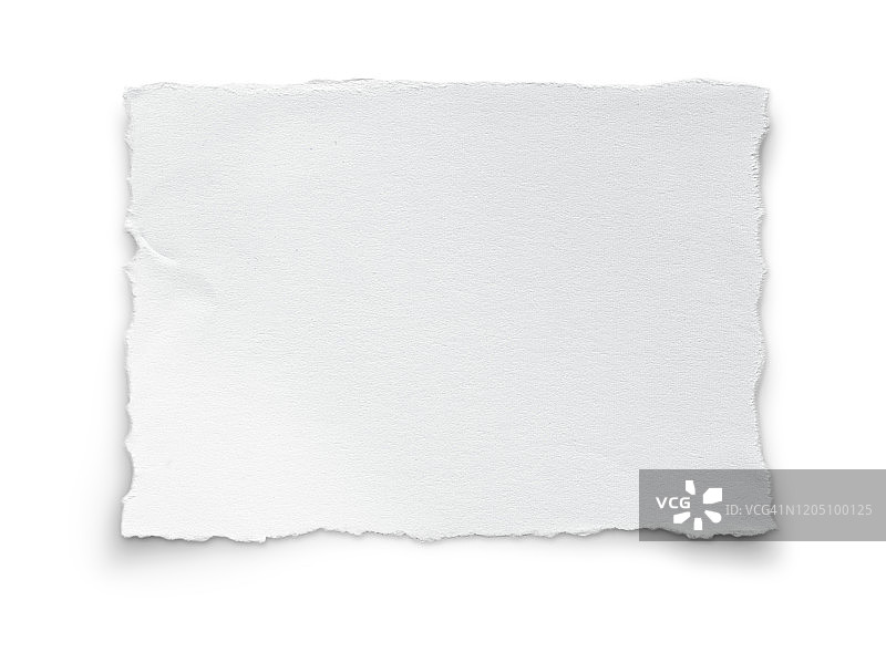 撕开的白色纸张图片素材