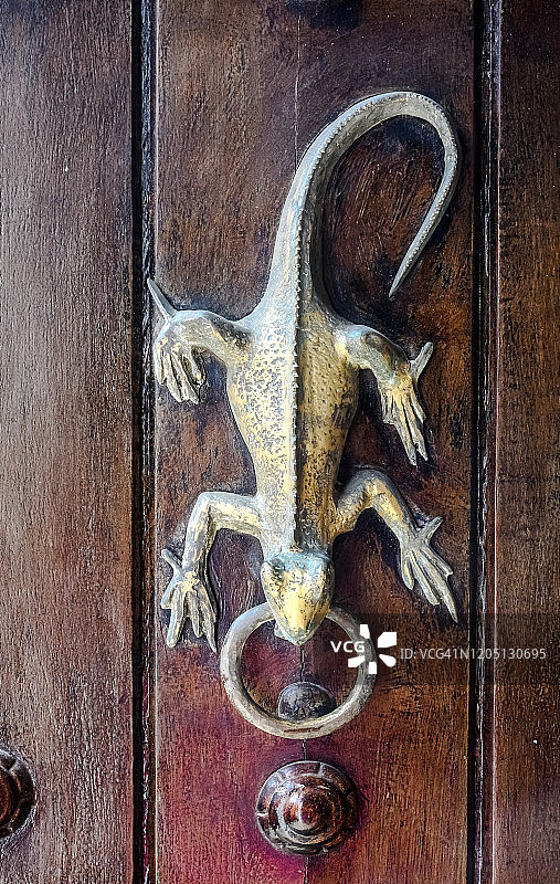 哥伦比亚卡塔赫纳印迪亚斯华丽门环图片素材