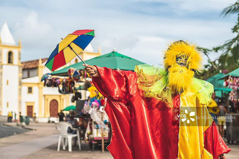 奥林达Alto da Sé狂欢节图片素材