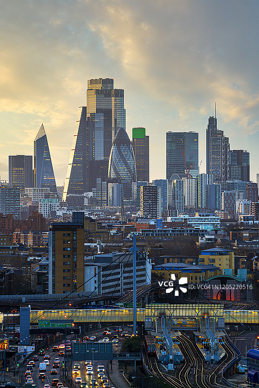 2020年伦敦天际线图片素材