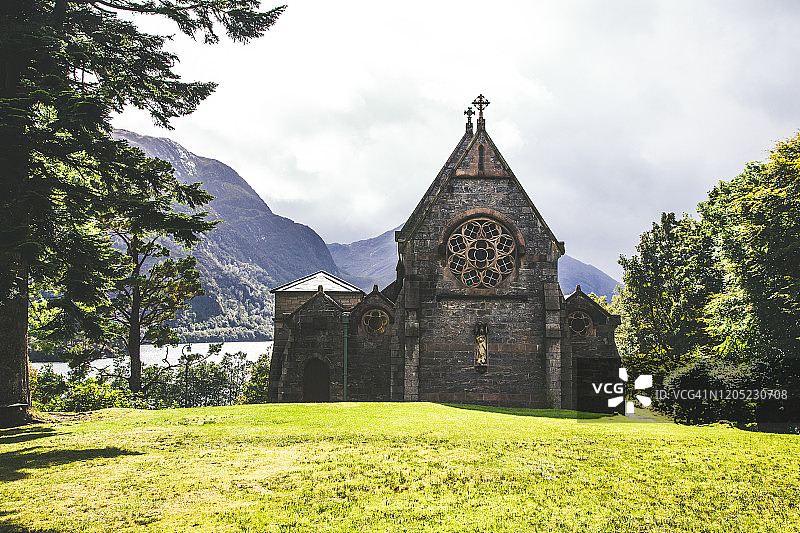 格伦芬南的教堂图片素材