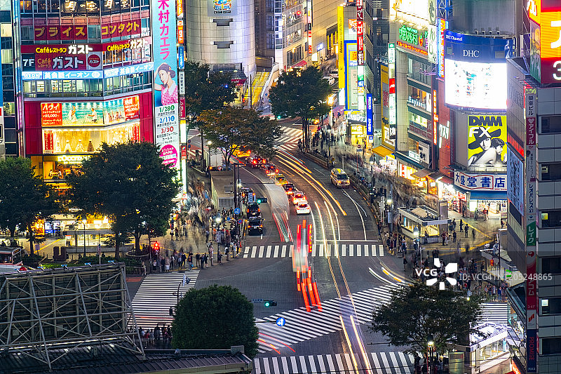 涩谷十字路口图片素材