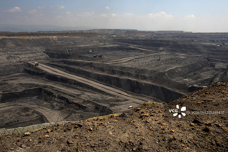 露天煤矿图片素材