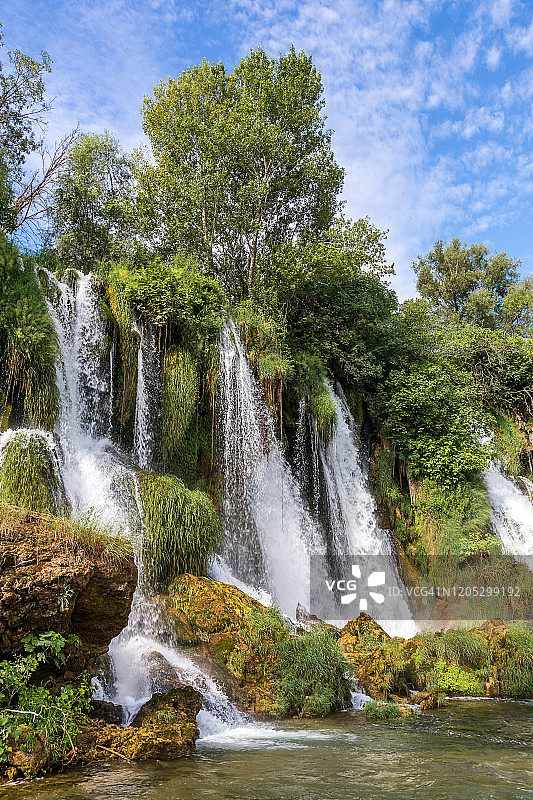 克拉维察瀑布图片素材